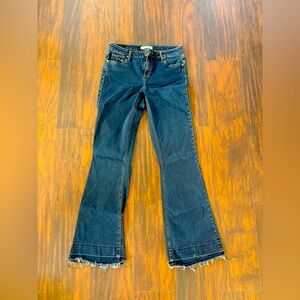 Rock & Roll Denim Dark Wash Mid-Rise Trouser 33x36